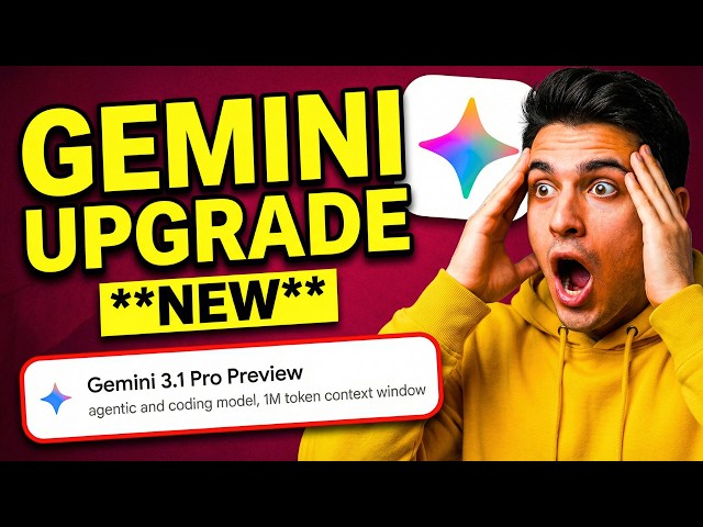 Google Released Gemini 3.1 Pro Preview | GEMINI NEW UPDATE