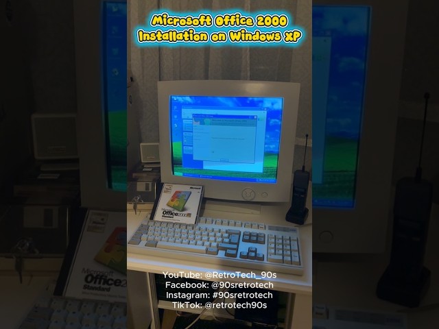 Remember installing Microsoft Office 2010 from a CD on Windows XP? #windowsxp #microsoft #uktech #xp