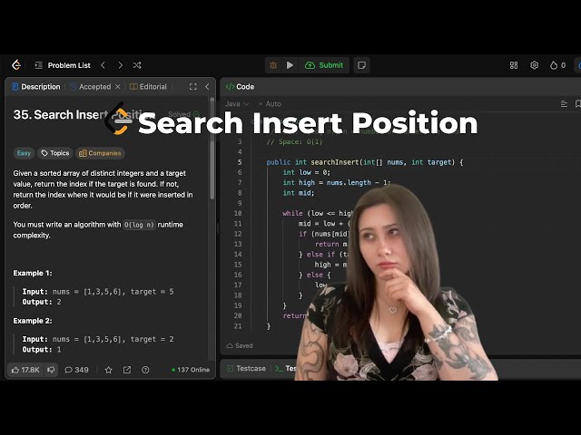 Search Insert Position LeetCode - Java