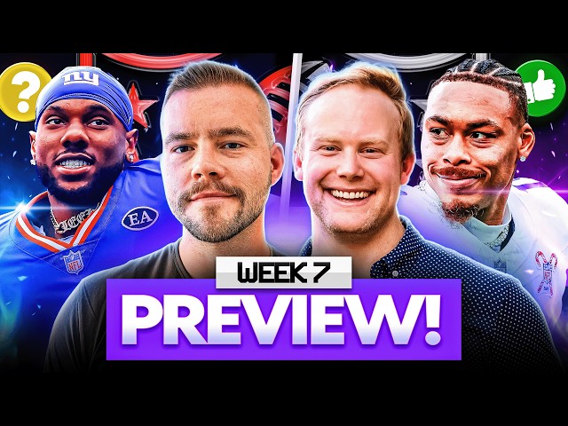 6 biggest fantasy questions we want answered in Week 7