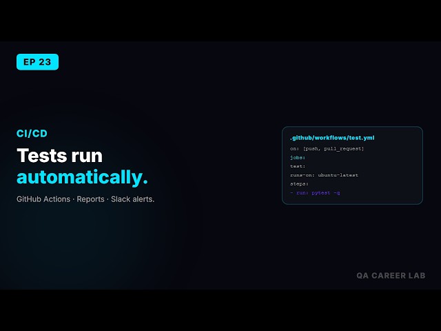 Automate Your pytest Tests with GitHub Actions CI/CD Pipeline