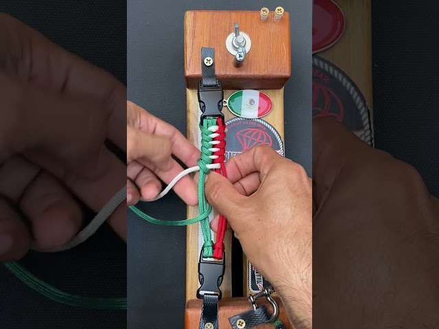 Pulsera paracord  Dragón Teeth 🇲🇽