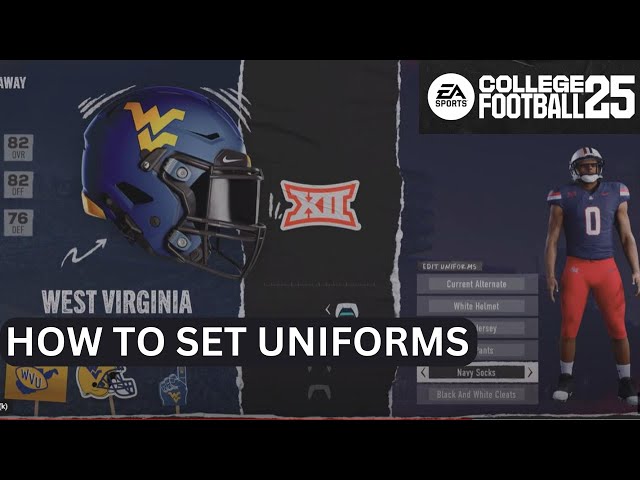 How To Pick Uniforms * EA Sports College Football