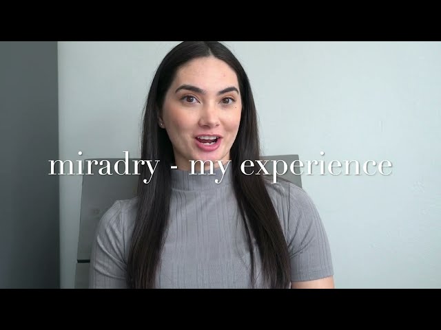 This is how i got rid of excessive sweaty underarms and odor || miraDry