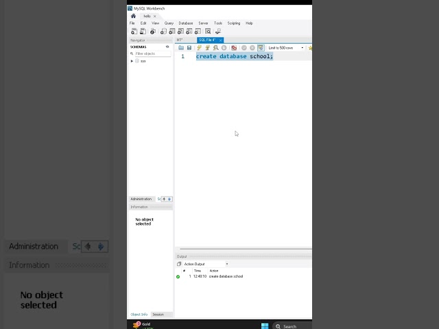 create database in SQL #sqlserver #sql #education #explorepage #vlog #quiz