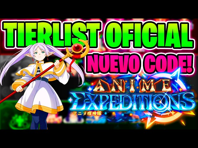 TIERLIST OFICIAL en ANIME EXPEDITIONS | NUEVO CODE #roblox