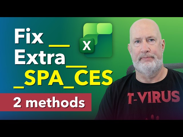 Fix Extra SPACES in Excel Using TRIM and Power Query