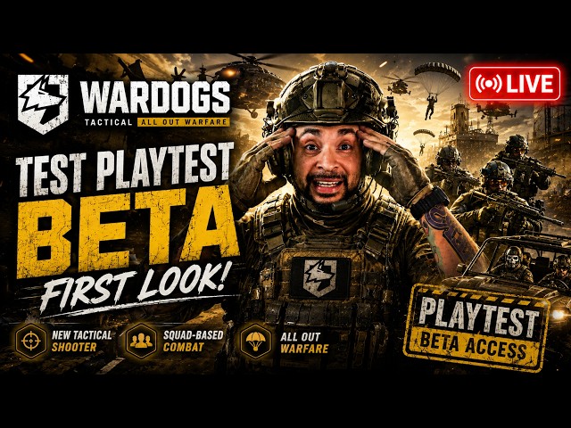 🔴 🔥 WAR DOGS BETA LIVE! | First Look at Tactical All-Out Warfare