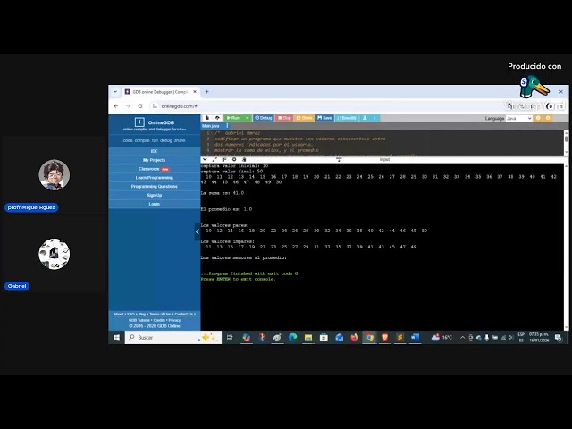Programación en Java - sesión 16enero2026