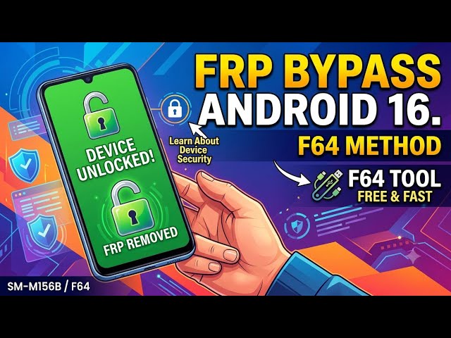 Samsung a156b Frp Remove Android 16 frp byapss f64 