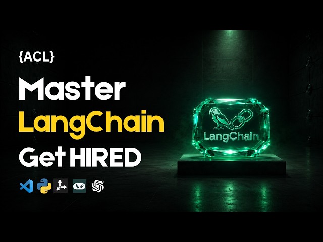 LangChain Ultimate Crash Course 2026 (Full Projects, Step-by-Step)