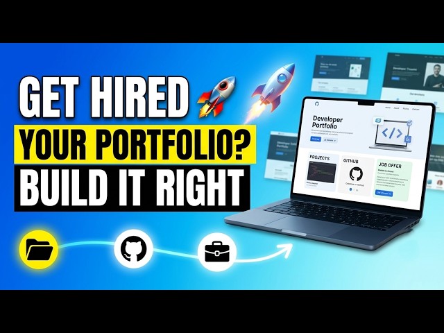 Build a Developer Portfolio That Gets You Hired 🚀