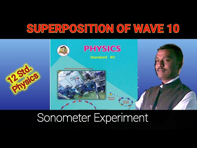 6-Superposition of wave /10/ Sonometer Experiment