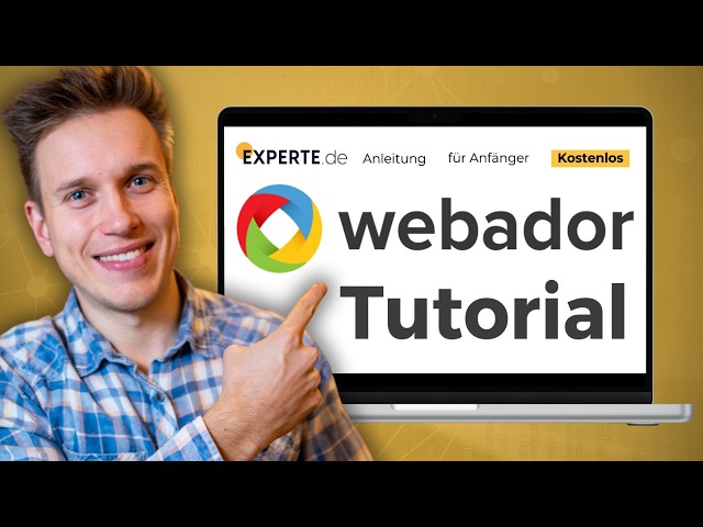 Webador Tutorial (für Anfänger): Schritt-für-Schritt-Anleitung 2026