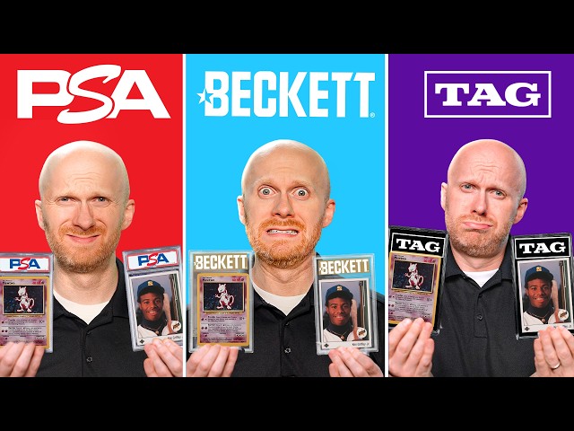 SHOCKING RESULTS 😱 I Sent The SAME Card to FIVE Different Grading Companies