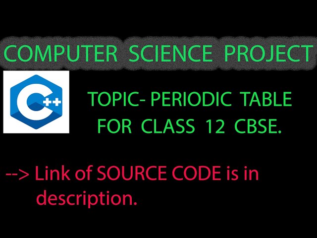 CLASS 12 COMPUTER SCIENCE PROJECT(C++) with DOWNLOAD LINK ( in description).