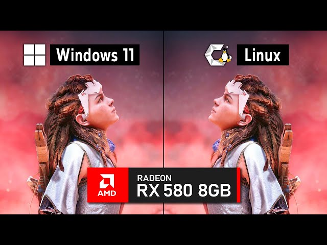 Windows 11 25H2 vs Linux CachyOS - RX 580 Gaming Benchmarks in 2026🔥