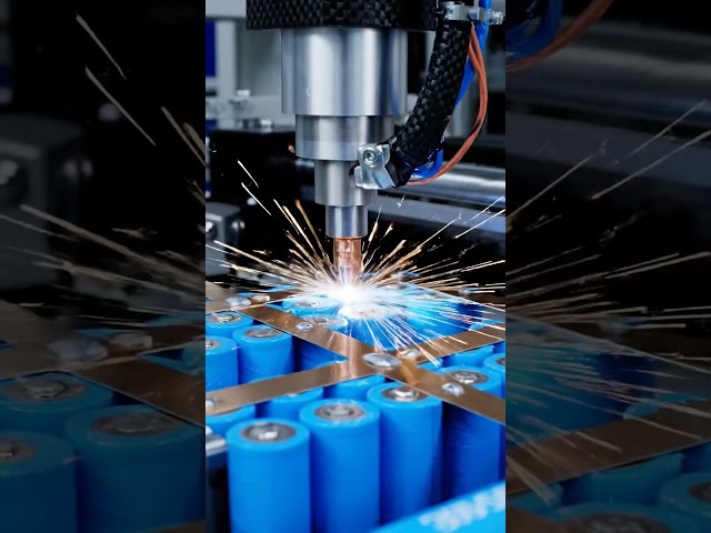 Battery Pack Assembly Using Spot Welding