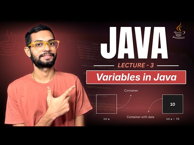 Variables in Java (Real-Life Examples) | Declaration, Initialization, Memory & Naming Rules