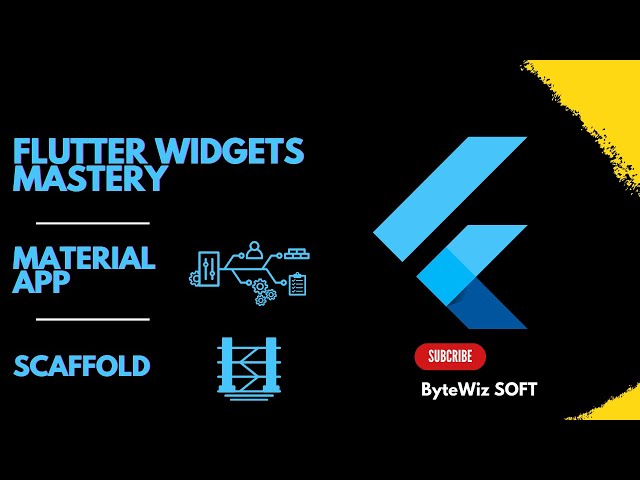 Mastering Flutter Widgets: Building Material Apps with Scaffold | Flutter Tutorial