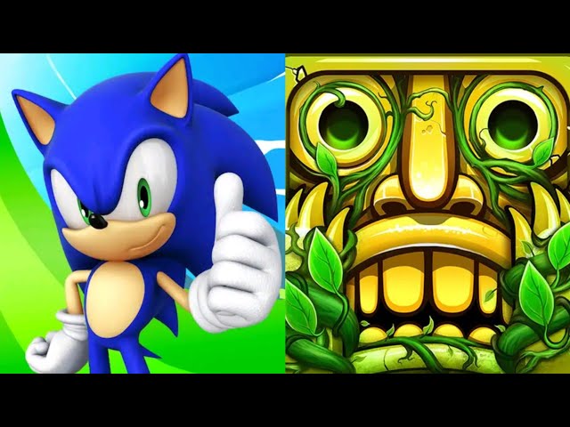Sonic Dash VS Temple run 2 Gameplay IOS Android