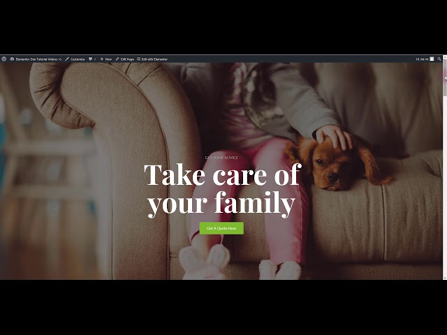 How to Install   Free Insurance Elementor Template for Elementor Page Builder