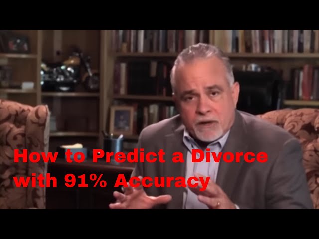 How to Predict a Divorce with 91% Accuracy