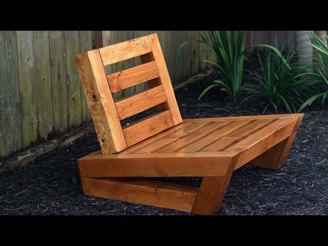 How to make an outdoor FAT chair (it's collapsible and easy to store)