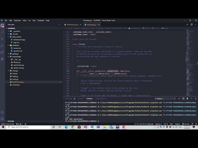 [Python] - Lesson 21: Multi-Threading in Python | Deviot