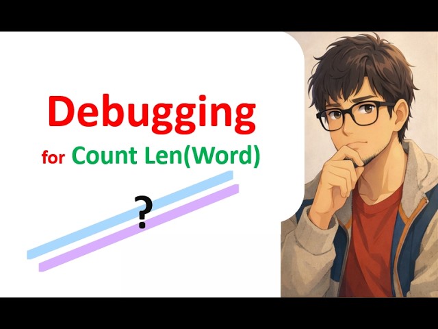 count and print length of word using python