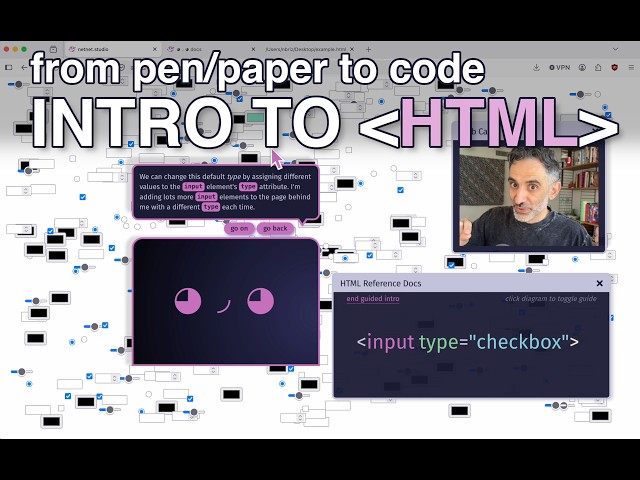 Intro to HTML: from pen on paper to code in the browser
