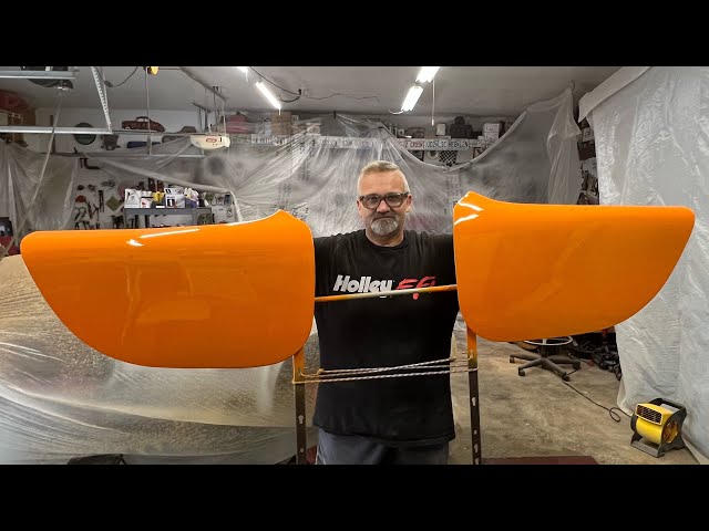 Shelby Cobra Replica build Part 94 Paint Begins