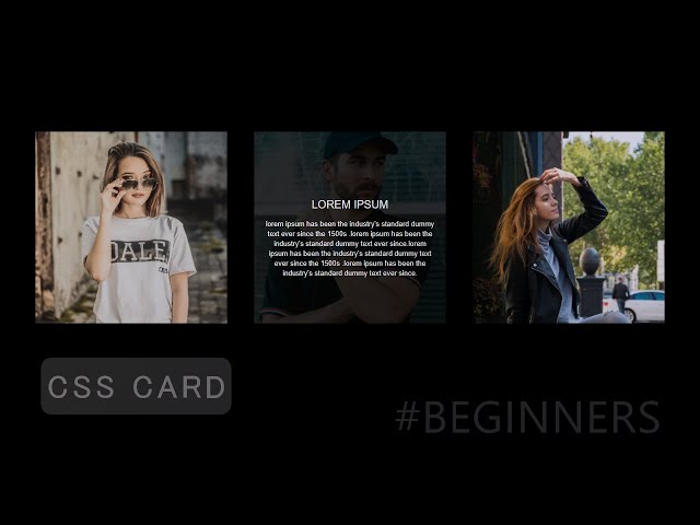 CSS Card Hover Effects | How To Create Simple CSS Card