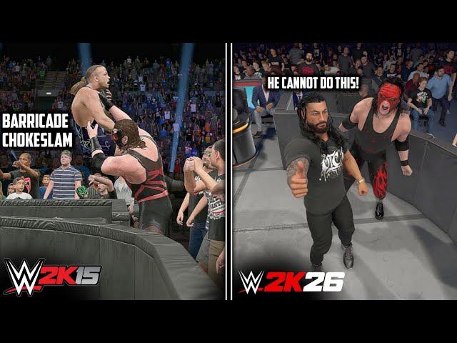 CRAZIEST EXTREME Moments! – WWE 2K15 vs WWE 2K26!