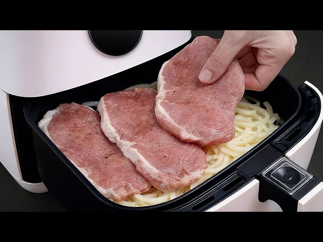 This Trick Makes the Juiciest Pork in the Air Fryer! Better Than Frying!