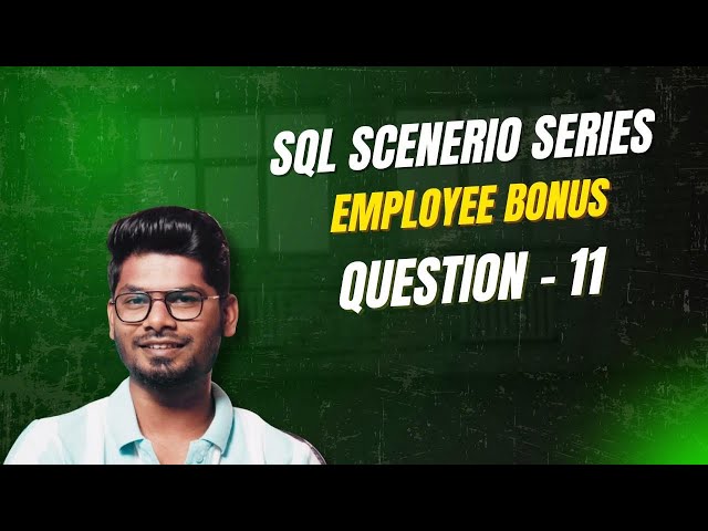 Employee Bonus SQL Interview Question 🔥 | SQL Scenario Series | Leetcode SQL series Question 11