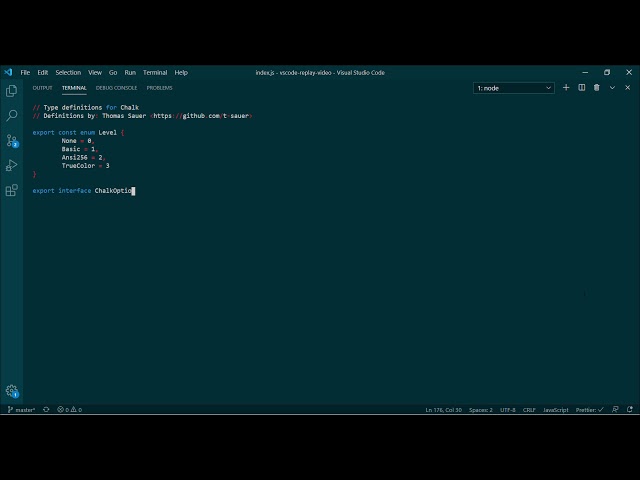 Zoom Programming Background with TypeScript Coding (Dark)