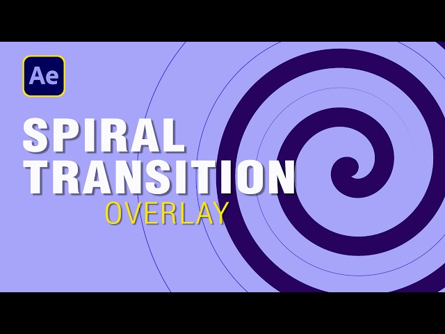 Spiral Transition in After Effects | Easy Circular Scale Transition Tutorial (No Plugins)
