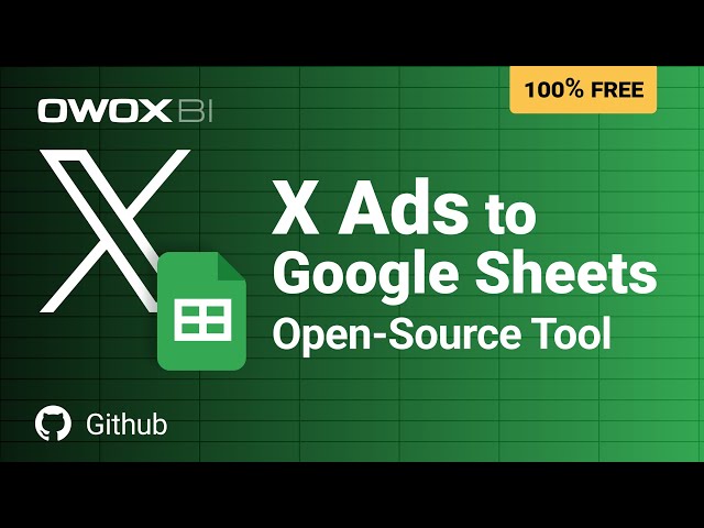 Export Twitter X Ads Data to Google Sheets On Schedule (Free, Open Source Connector)
