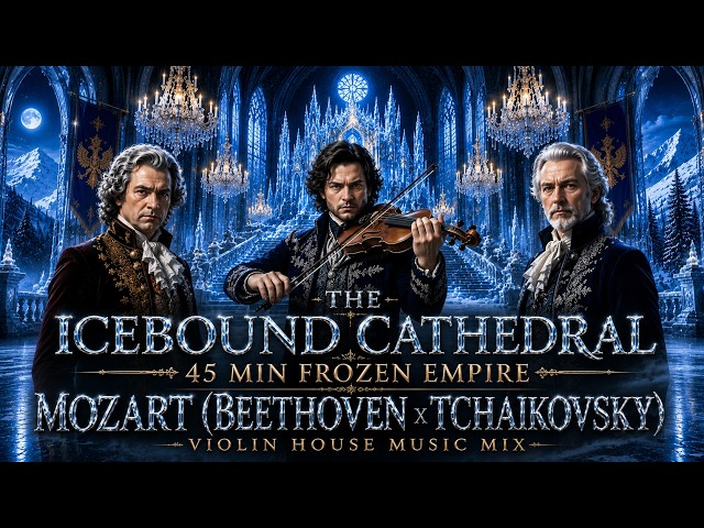 Mozart (Beethoven x Tchaikovsky) Violin House Music Mix –The Icebound Cathedral 45 Min Frozen Empire
