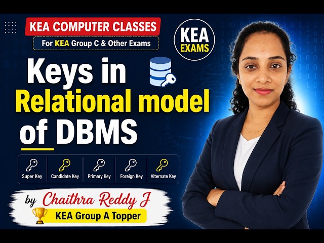 Computer Awareness: "Keys in Relational model"