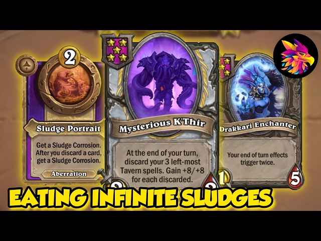 The Sludge Comp is very fun and strong! Infinite sludges | Hearthstone Battlegrounds