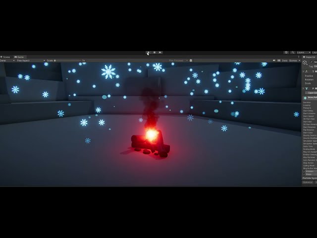 Fire and Snow Visual Effects – Unity Particle System & VFX Graph