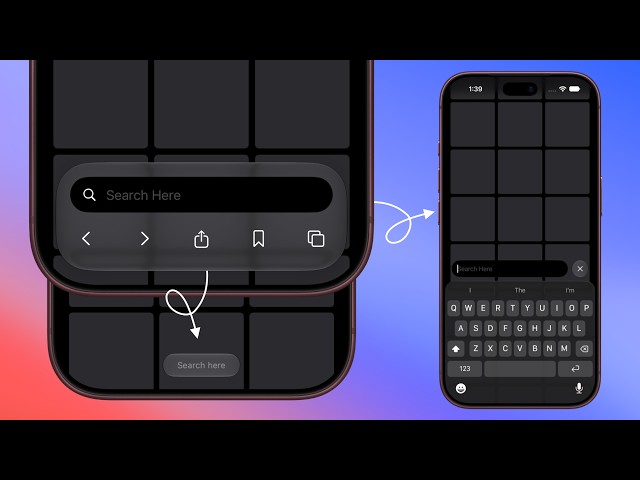 Safari's Collapsible Bottom Bar Using SwiftUI | iOS 27 | Xcode 27