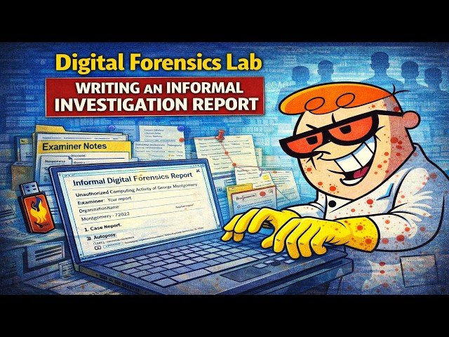 Digital Forensics Lab | Writing an Informal Investigation Report