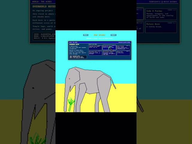 PART 3: I Built a TempleOS-Inspired Hub & Voxel Engine: Retro UI + Minecraft Clone in Three.js