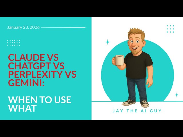 1-23-2026 - Claude vs ChatGPT vs Perplexity vs Gemini: When to Use What