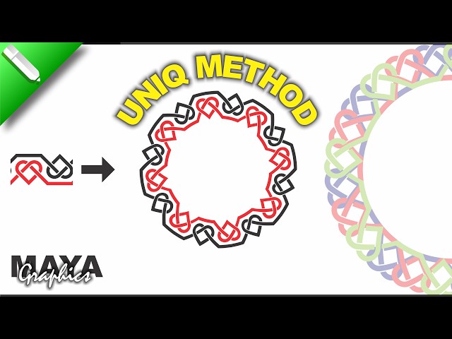 Heart Shape Border Design in Coreldraw | How to Bend ANY Pattern into a Circle in CorelDRAW!