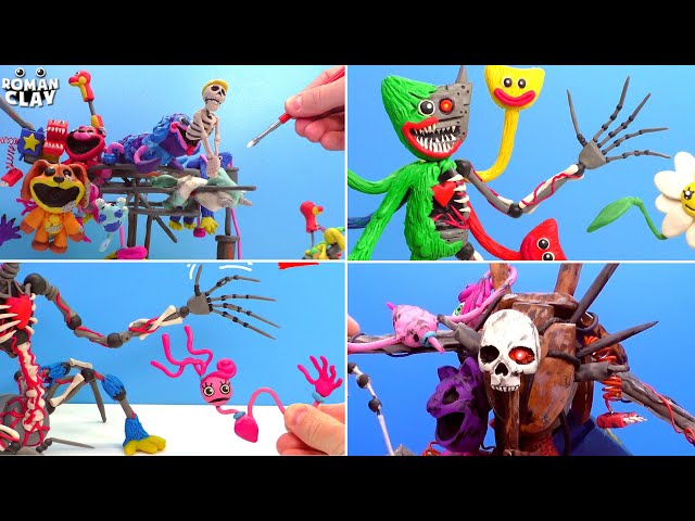 All Prototype Poppy Playtime Fan Version Figures with Clay