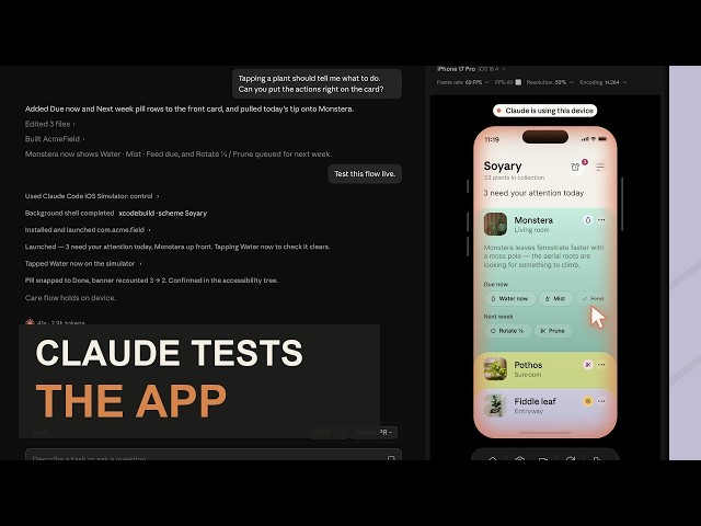 Claude Code Desktop Now Tests iOS Apps Beside Your Chat